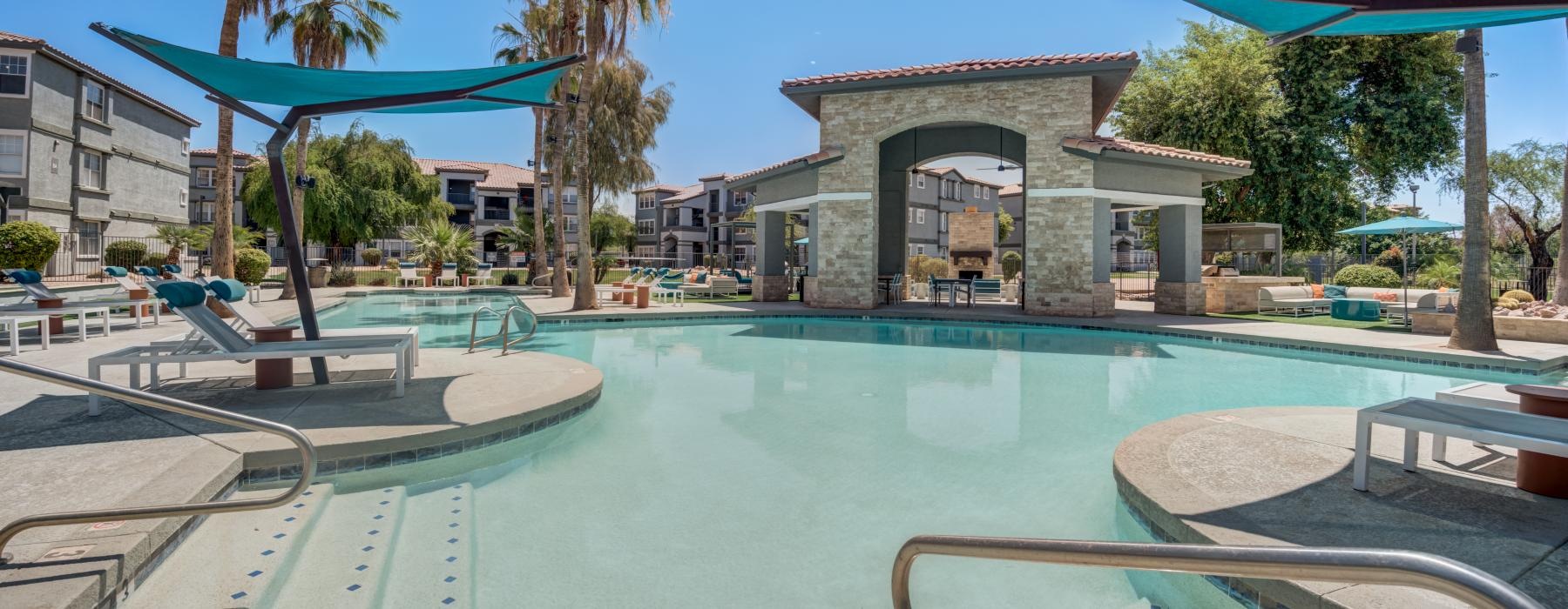 outdoor swimming pool