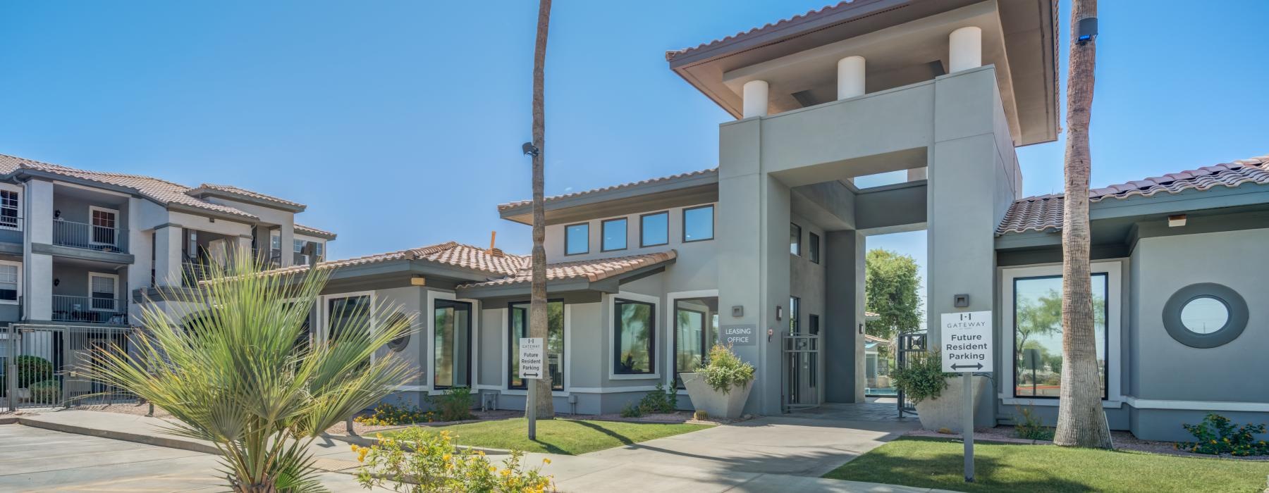 leasing office exterior